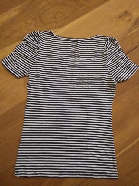 Pásikavé tričko s krátkym rukávom, m