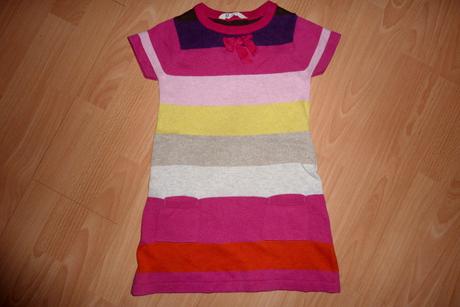 H&m pásikavé šaty, v. 110-116 / 4-6r., h&m,116