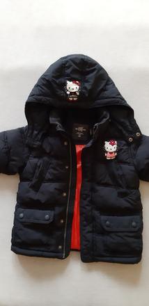 Zimušná bunda hello hitty, h&m,92