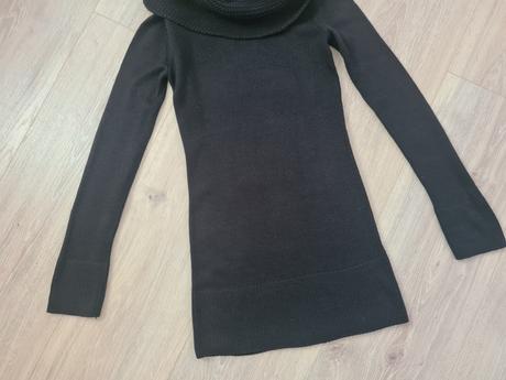 Svetrové rolákové šaty, h&m,xs