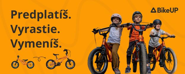 BikeUP: Predplatné ultraľahkých detských bicyklov a odrážadiel