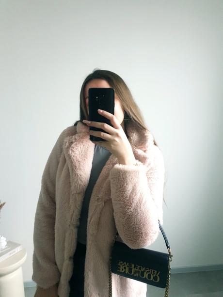 Ružový kožúšok xs/s, xs