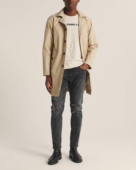 Abercrombie&fitch panske logo tricko v.m a xl, abercrombie&fitch,m / xl