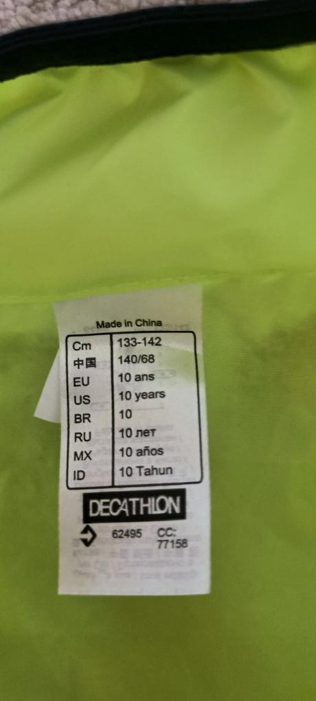 Cyklistický 3 ks set 133/142, decathlon,134