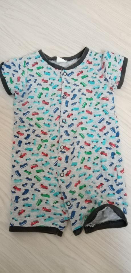 Pyjamo letné autíčka, h&m,74