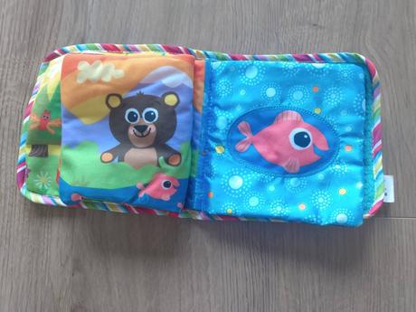 Interaktívna textilná kniha lamaze/tomy,