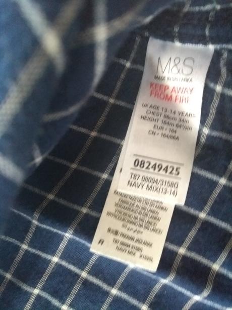 Košeľa, marks & spencer,164