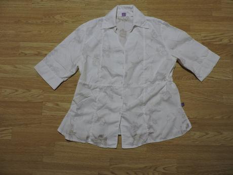 Tehotenská biela blúza, 44