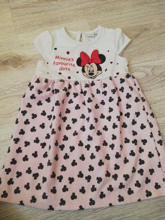 Krásne šaty. top stav. veľ. 86, disney,86