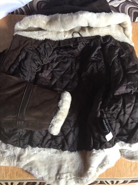 Bunda z brúsenej kože, xs