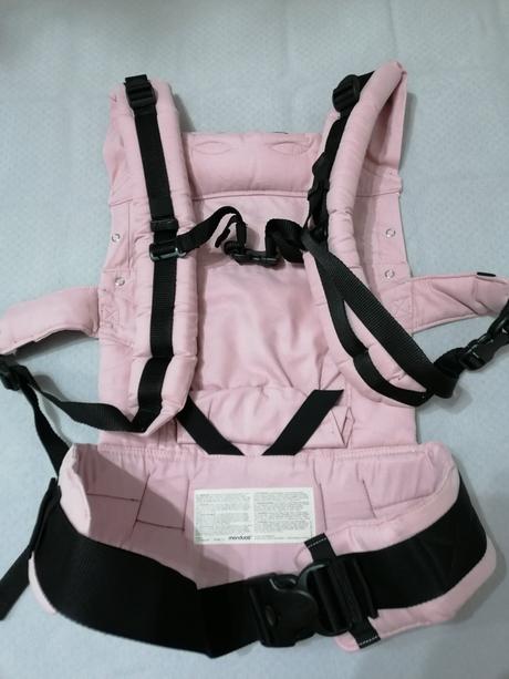 Ergonomický detský nosič manduca pure cotton rose, manduca