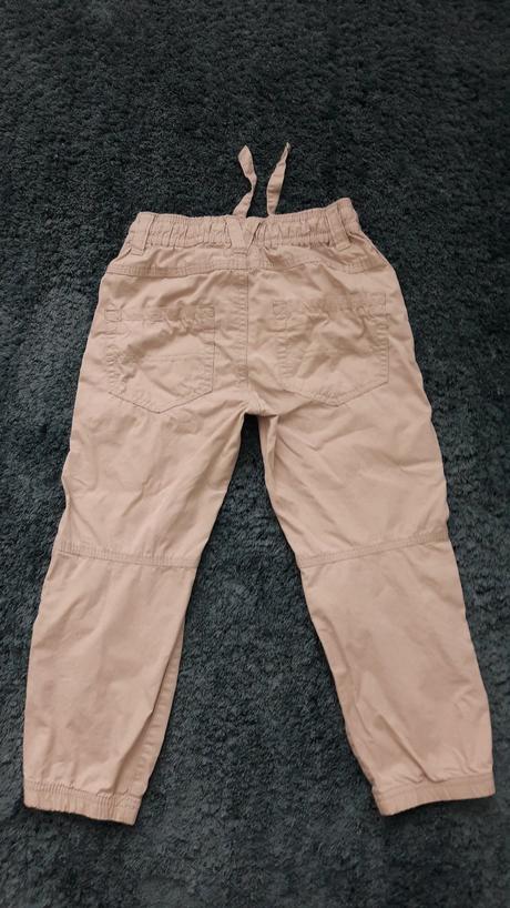 Sivé nohavice, h&m,110