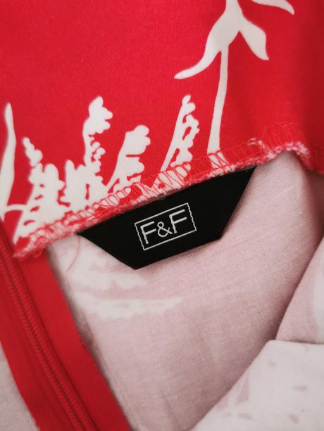 Červené biznis šaty f&f, f&f,xs