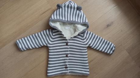 Zateplený svetrík/kabátik veľ.74, f&f,74