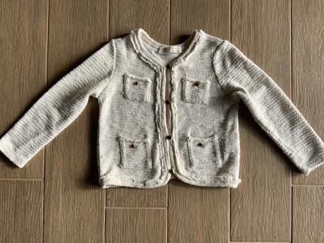 Zara krásny chanelovský kabátik 6/7 rokov, zara,122