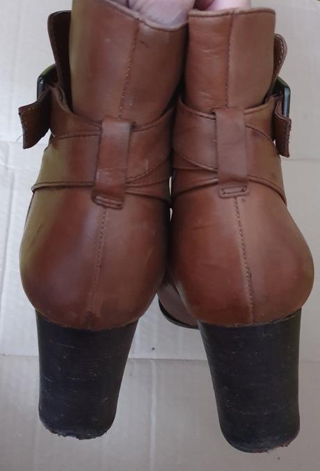 Kozene kotnikove cizmy clarks, clarks,40