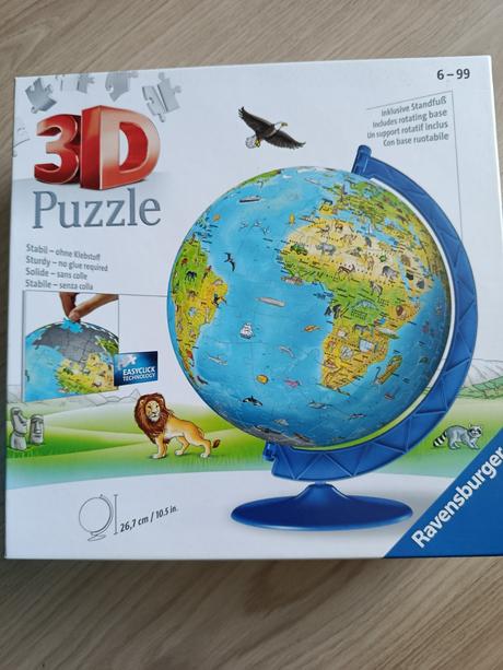 3d puzzle globus,