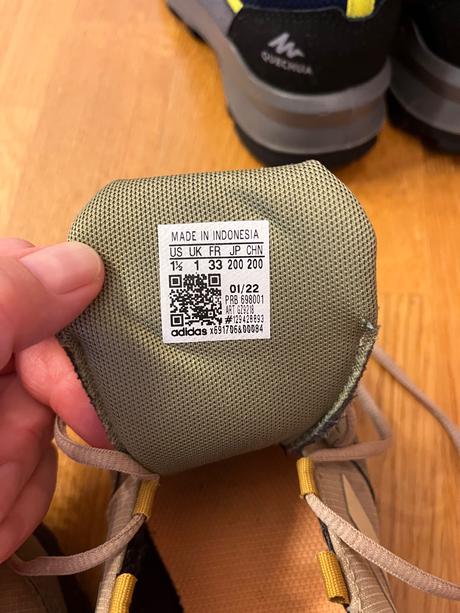 Detske turisticke tenisky adidas 33, adidas,33