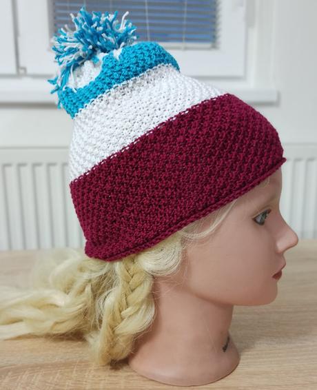 Dievčenská štrikovaná čiapka, 98 / 104