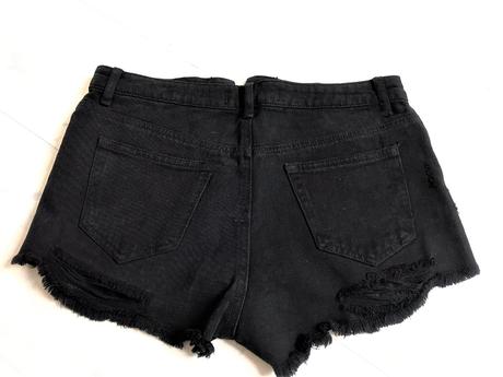 Ostranbané riflové kraťasy s vyšším pásom, tally weijl,s