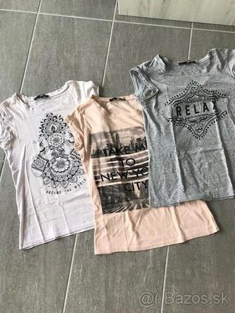 Letné tričká v, xs