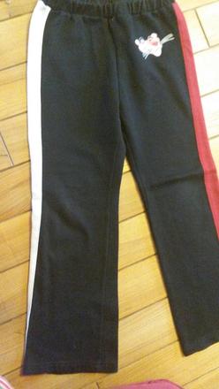 Dievčenske teplaky ružový panter (zdarma k objedná, 128