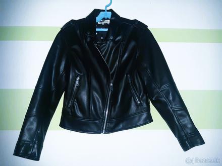 Koženková bunda, h&m,140