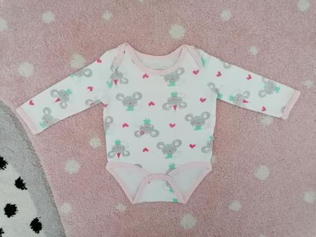 Biele body myškove + tunika gratis, pepco,62