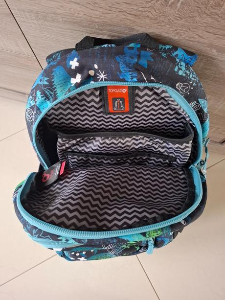 Dvojkomorový školský chlapčenský batoh topgal, 