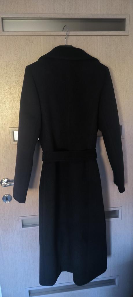 Dlhý kabát na zimu, s