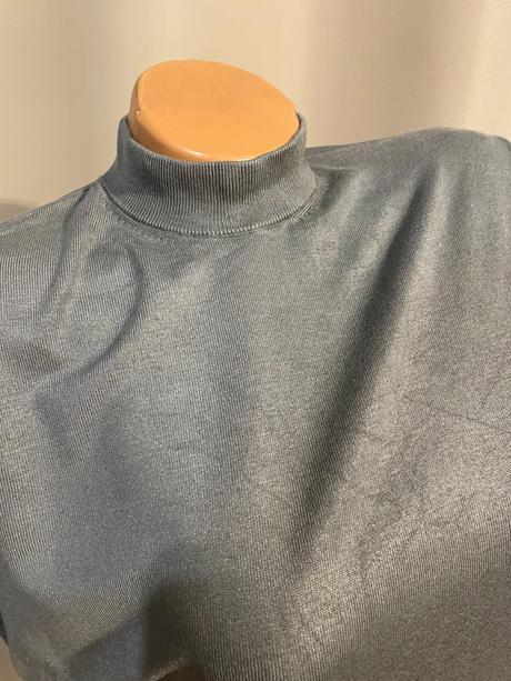 Zelený rolák s krátkym rukávom, zara, zara,m