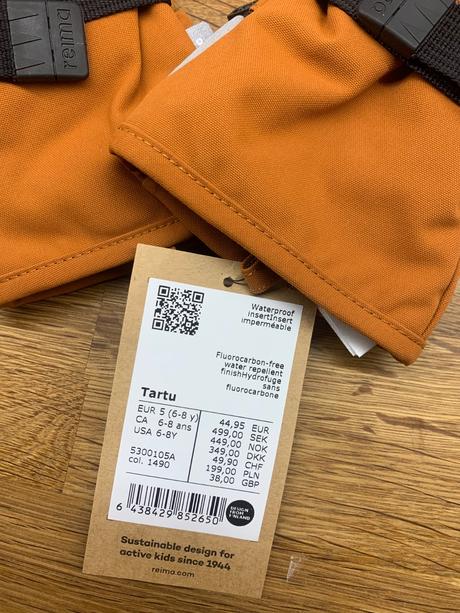 Reima tartu zimné rukavice 5, 116/122/128, reima,116 / 122 / 128