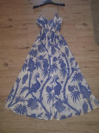 Letné maxi šaty, h&m,l