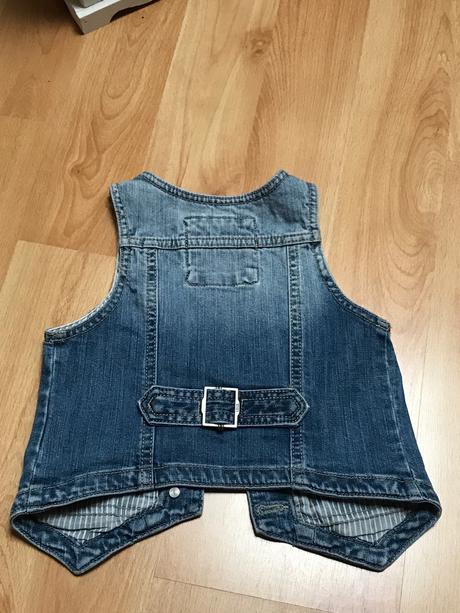 Riflová vesta, h&m,116