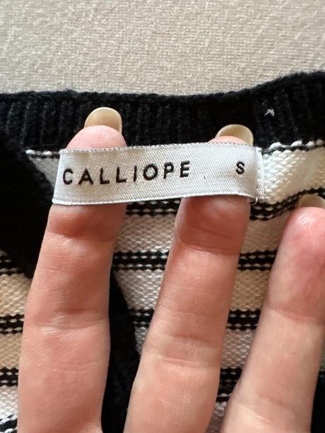 Pletený crop top, calliope,s