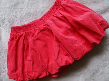 Balónová lososová suknička, 80