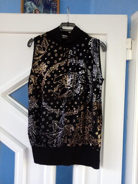 Krasny elegantny top m/l, batik, m