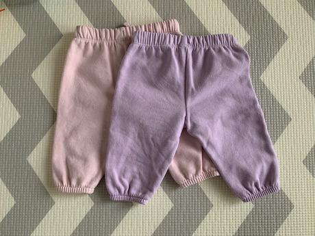 Dojčenské zateplené tepláky 2ks, f&f,62