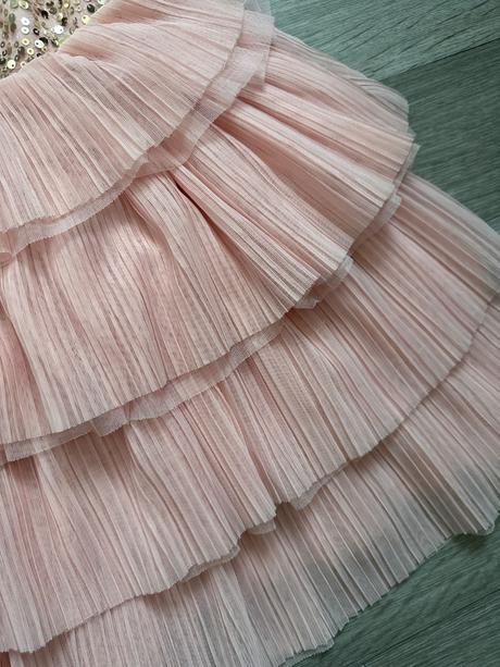 Ružové šaty, h&m,116