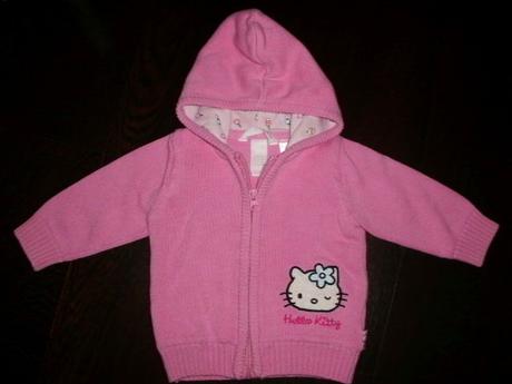 Svetrík s hk od zn. h&m - veľ. 6-9 mes., h&m,74