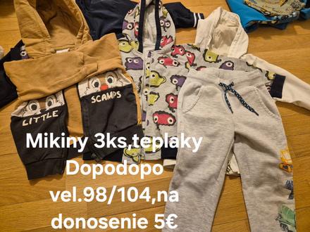 Mikiny 3ks, 98