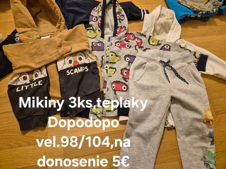 Mikiny 3ks, 98