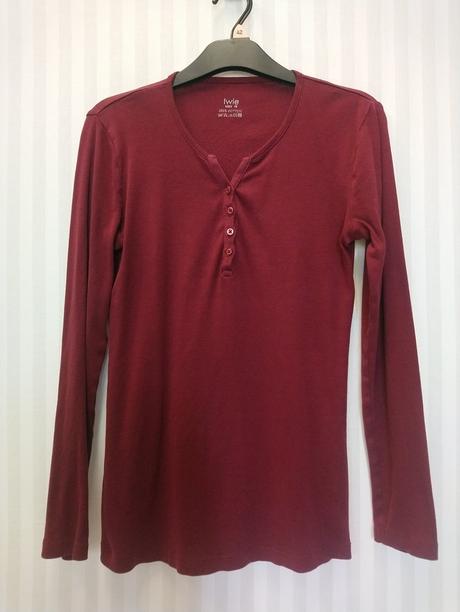 Dámsky tmavo červenený vrúbkovaný top, flame, xl, xl