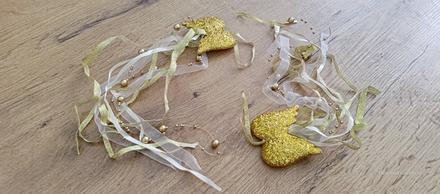 Anjelské krídla - zlaté - 40 cm, 