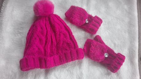 Čiapka+rukavice 18/24 mes., f&f,92