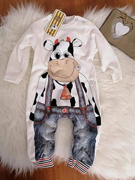 Detské dupačky sivé so slonikom, 62 / 68 / 74 / 80 / 86