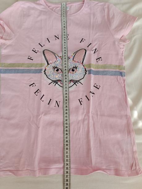 Tričko  s mačkou, f&f,152