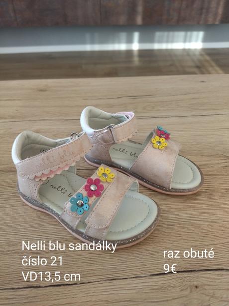 Sandálky, nelli blu,21