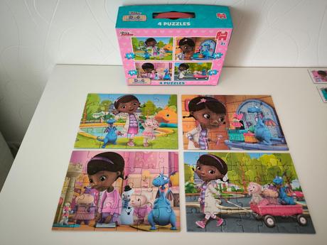 Puzzle doktorka plyšáková + pexeso,