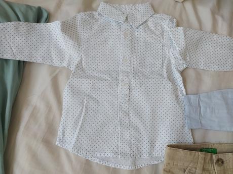 Chlapčenské košele a nohavice benetton, 1 rok, benetton,80